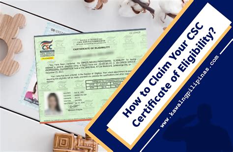 csc eserve|How to Claim the CSC Certificate of Eligibility.